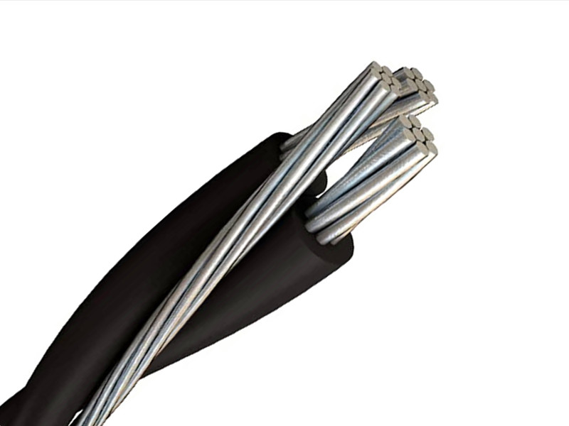 2-2-4 Solaster Aluminum Conductor Triplex Overhead Service Drop Cable Wire