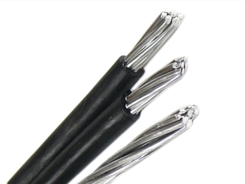 2-2-2 Conch Aluminum Conductor Triplex Overhead Service Drop Cable Wire 