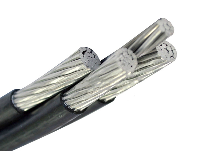 2/0-2/0-2/0-2/0 Grullo Aluminum Conductor Quadruplex Overhead Service Drop Cable