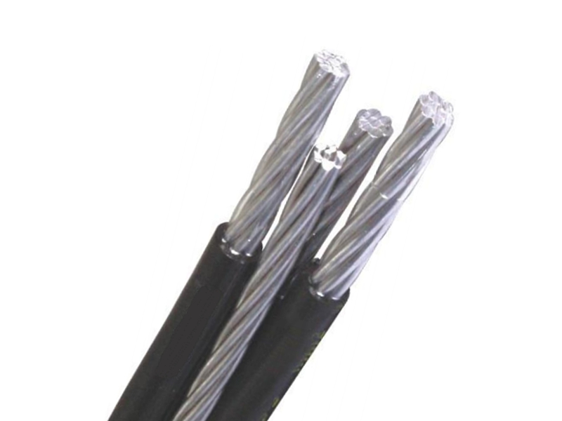 4-4-4-4 Hackney Aluminum Conductor Quadruplex Overhead Service Drop Cable