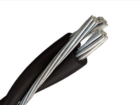 2-2-2 Clam Aluminum Conductor Triplex Overhead Service Drop Cable Wire