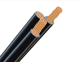 Copper Conductor Quadruplex Service Drop Cable 600V