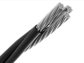 4-4-6 Crab Aluminum Conductor Triplex Overhead Service Drop Cable