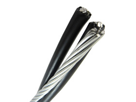 4-4-4 Periwinkle Aluminum Conductor Triplex Overhead Service Drop Cable Wire