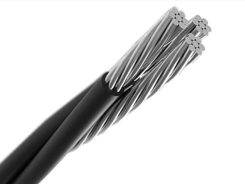 4-4-6 Crab Aluminum Conductor Triplex Overhead Service Drop Cable