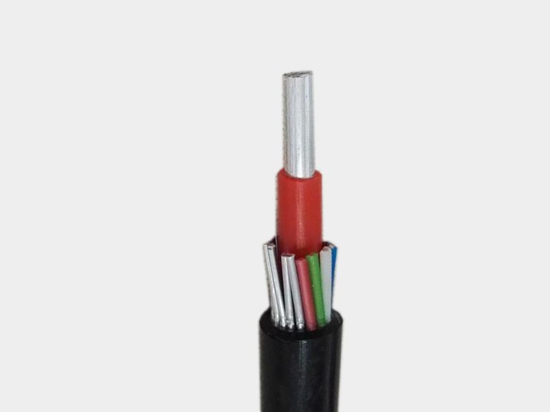 Concentric service cable with Communication Pilot Wire